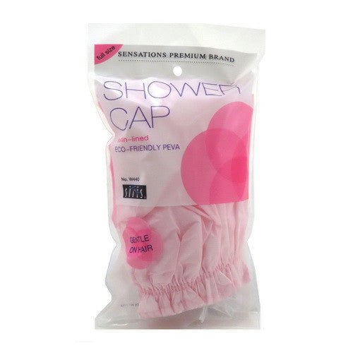 Siris Satin Lined Vinyl Shower Cap, Full Size, 1 Ea